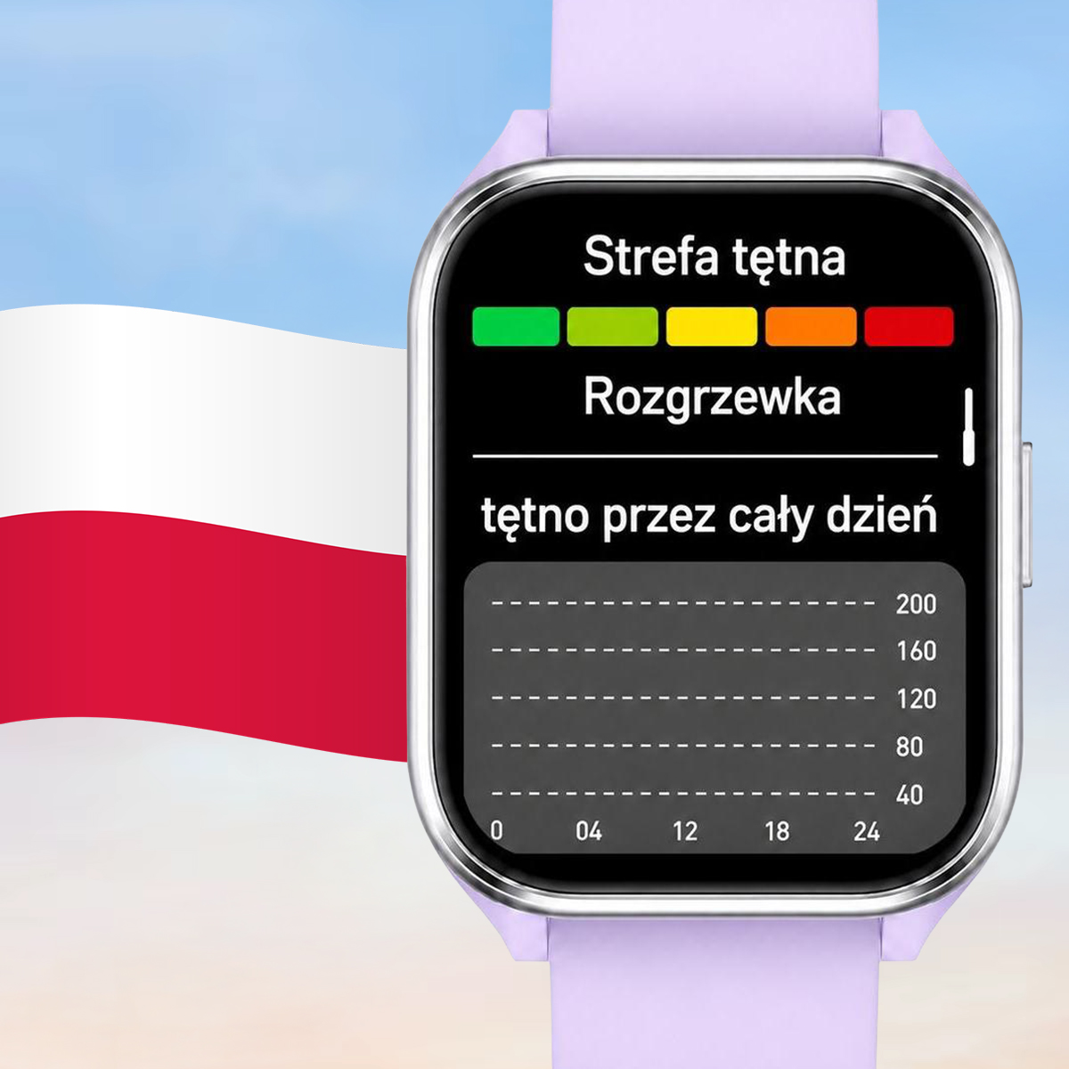 Smartwatch Hagen HB44 z polskim menu