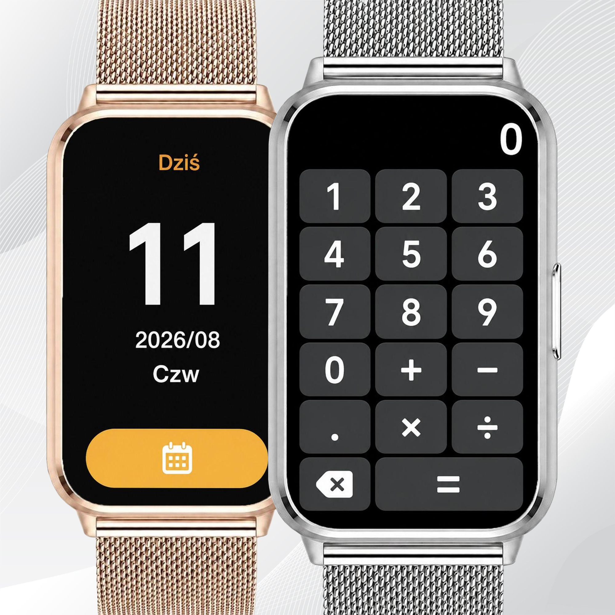 Smartwatch Hagen HB52 z kalendarzem i kalkulatorem