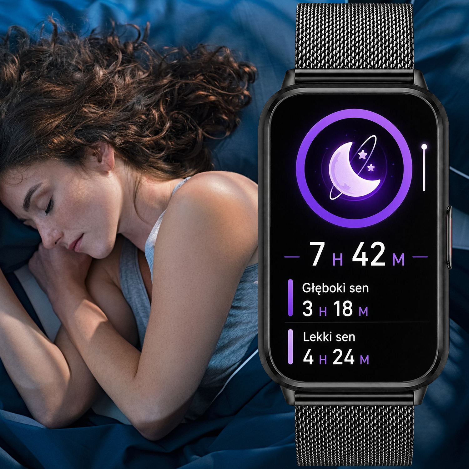Smartwatch Hagen HB52 z monitorem snu