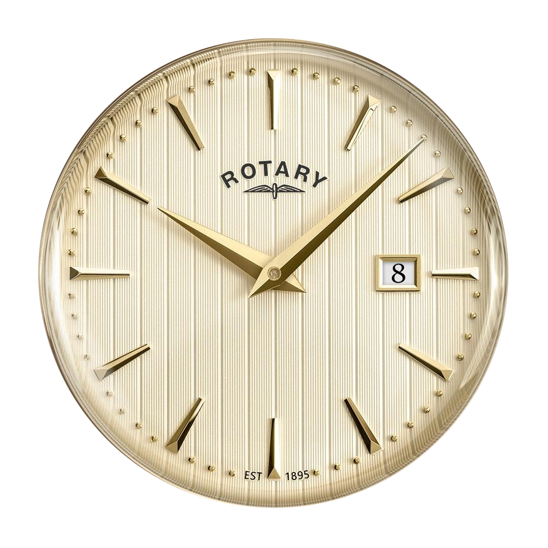 Szampańska tarcza listewkowa zegarka Rotary 1895 RGB10048/31