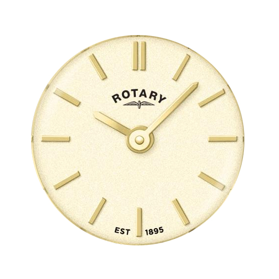 Szampańska tarcza zegarka Rotary RLB10004/03
