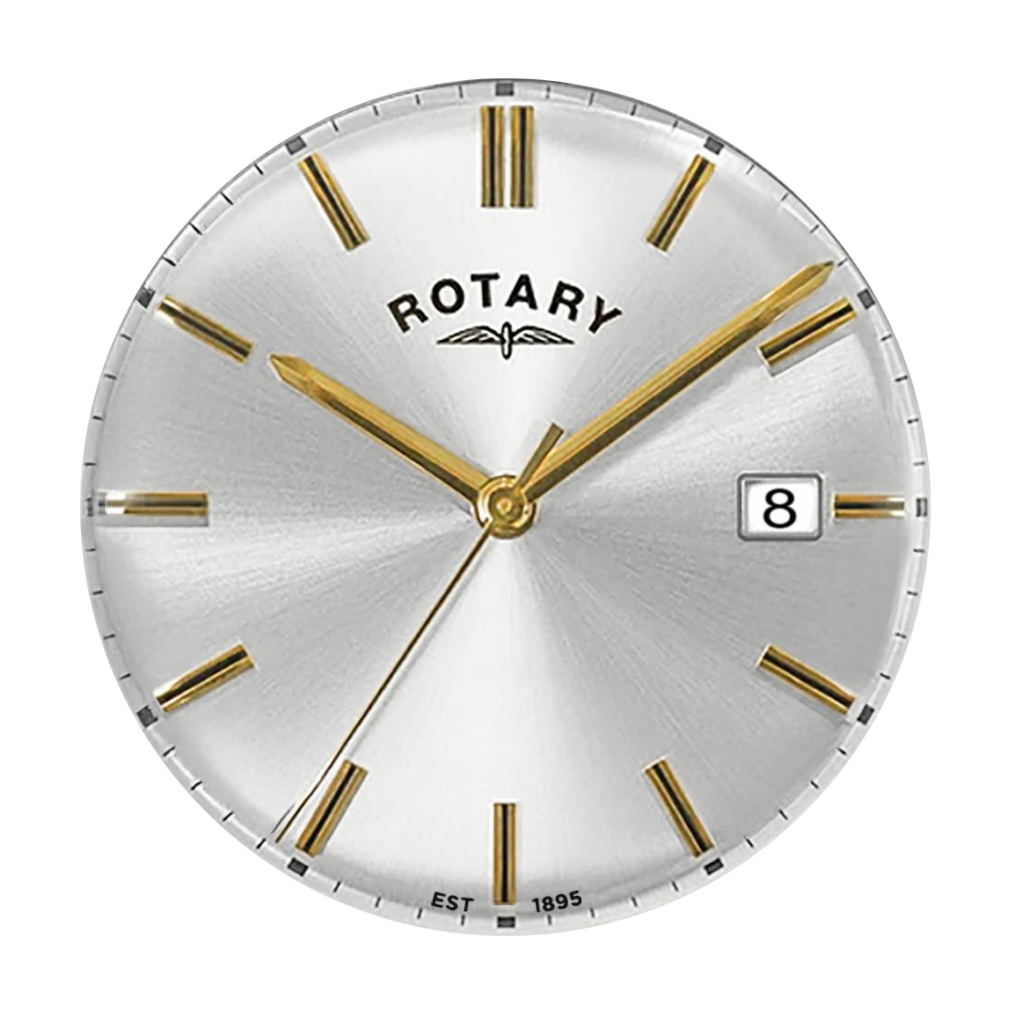 Szlif słoneczny tarczy zegarka Rotary 1895 RGS10011/06