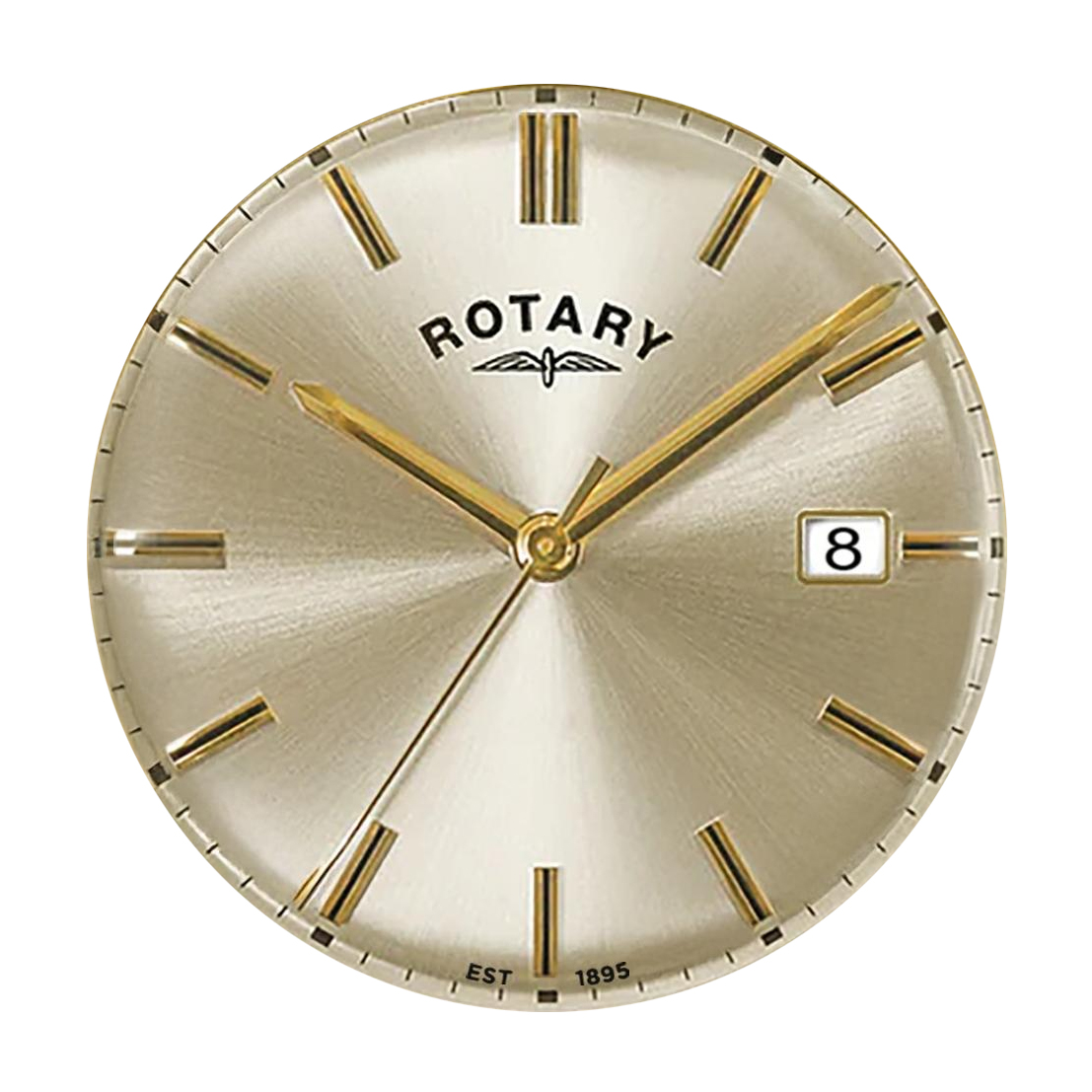 Szlif słoneczny tarczy zegarka Rotary 1895 RGS10013/03