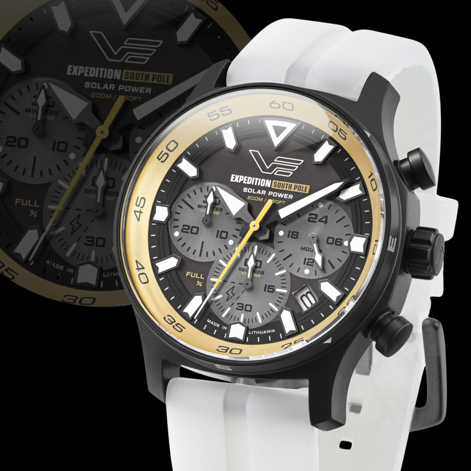 Zegarek Vostok Europe Expedition South Pole Solar Chrono 43mm VR42-592C763SW 