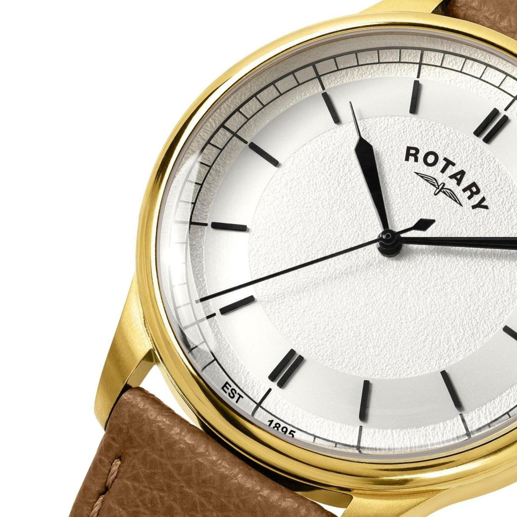 Wypukłe szkło mineralne zegarka Rotary Heritage GS05983/31