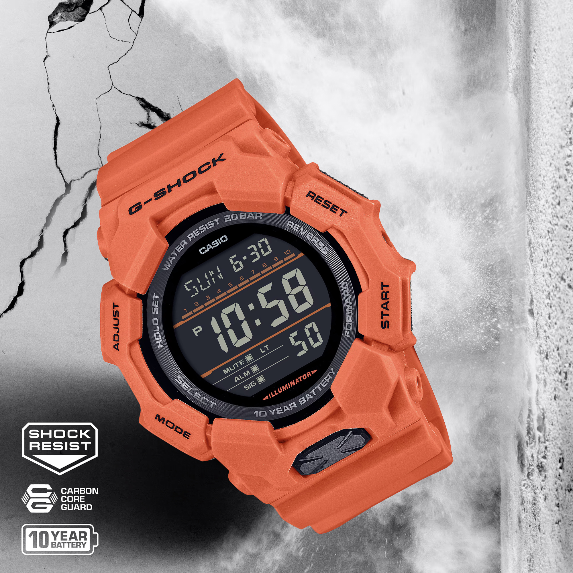 Zegarek G-SHOCK Casio GD-010-4ER odporny zegarek