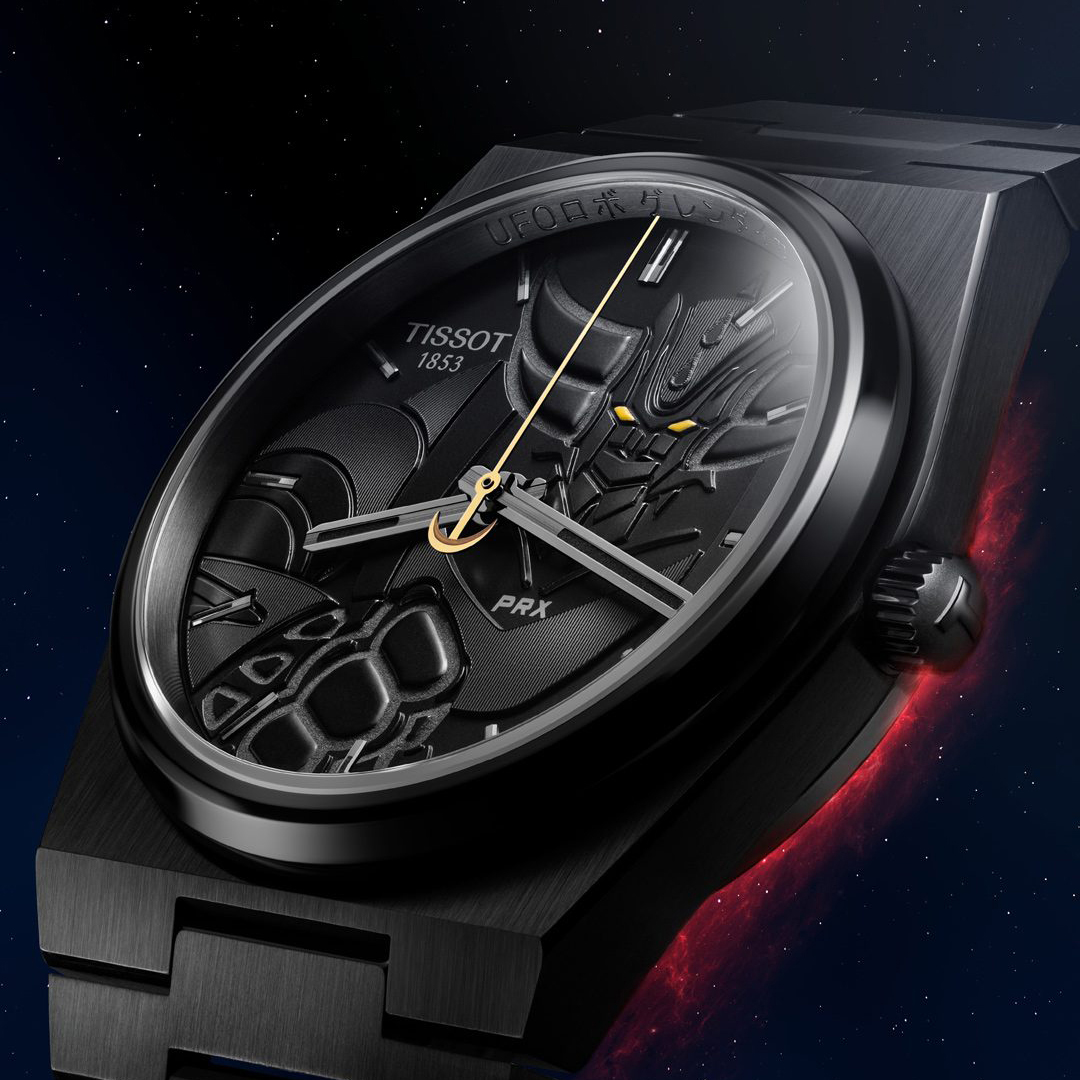 Odporny Zegarek Tissot PRX UFO Robot Grendizer 50th Anniversary