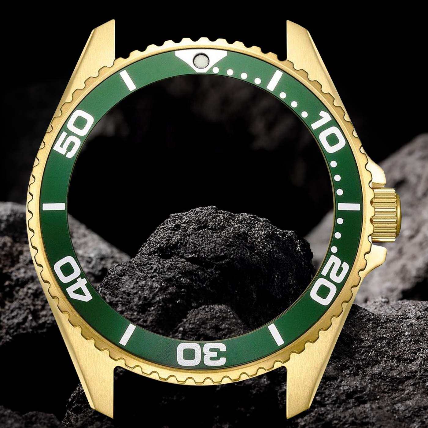 Pozłacana koperta zegarka Citizen Eco-Drive Diver BN0262-59W