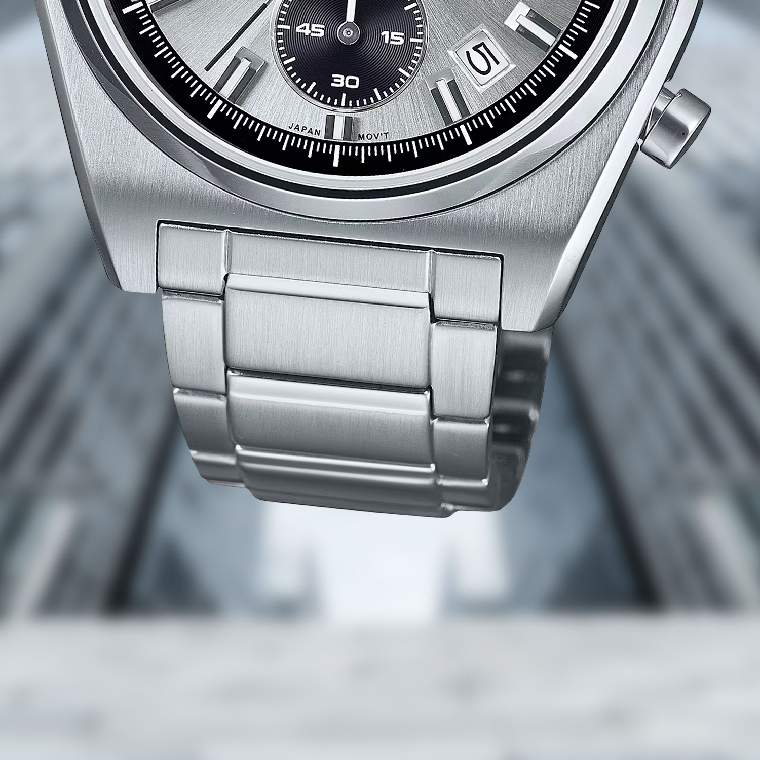 Zegarek EDIFICE Casio Chronograph EFB-730D-7AVUEF stalowa bransoleta