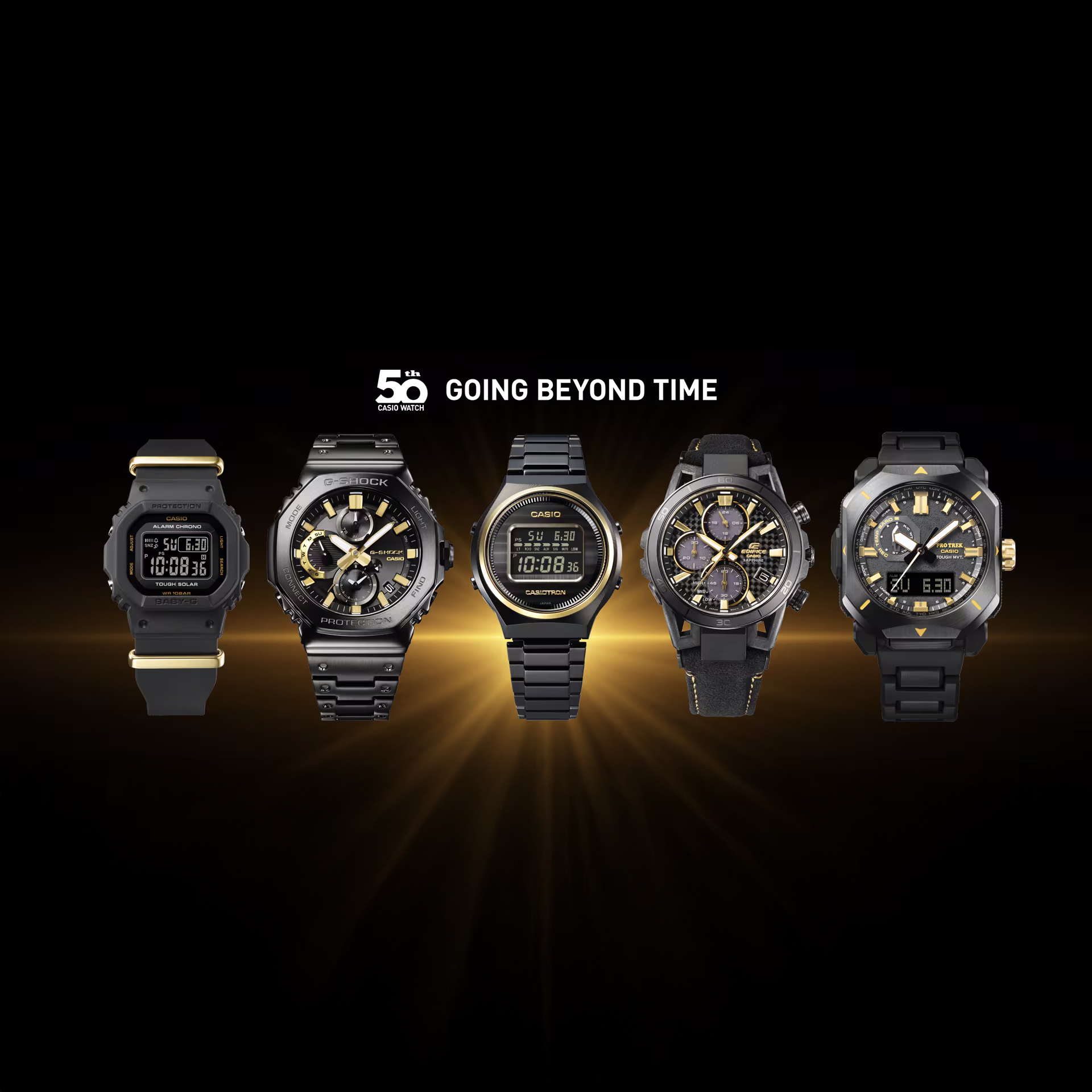 Limitowne zegarki z okazji 50 lecia marki Casio
