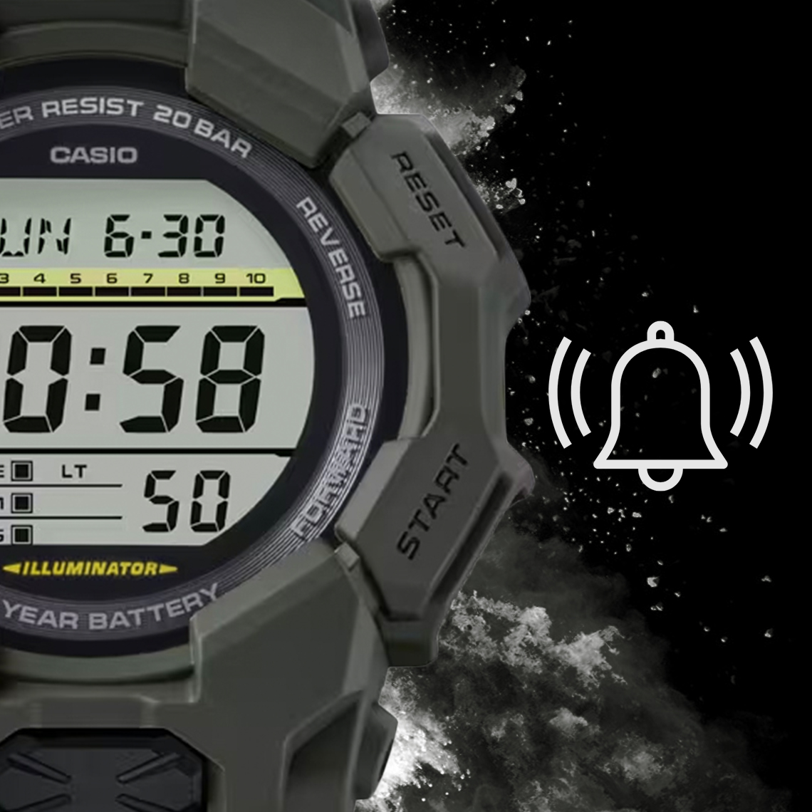 Zegarek G-SHOCK Casio GD-010-3ER alarm