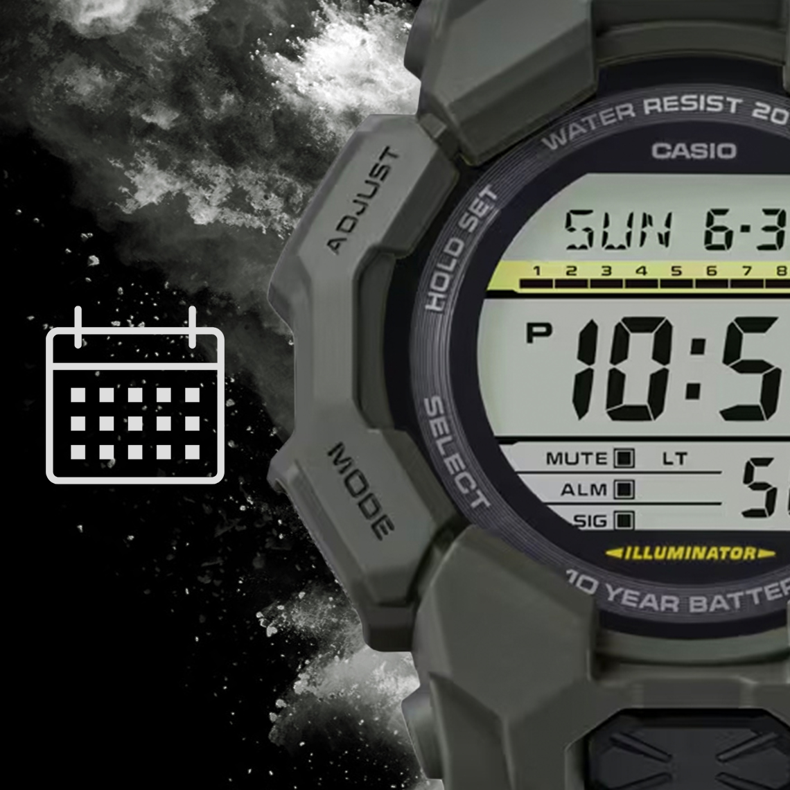 Zegarek G-SHOCK Casio GD-010-3ER kalendarz