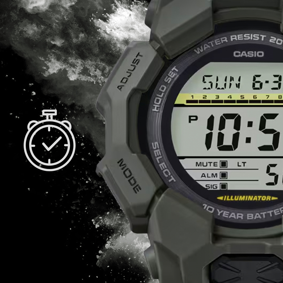 Zegarek G-SHOCK Casio GD-010-3ER timer