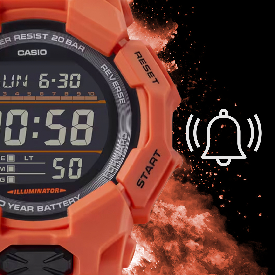 Zegarek G-SHOCK Casio GD-010-4ER alarm
