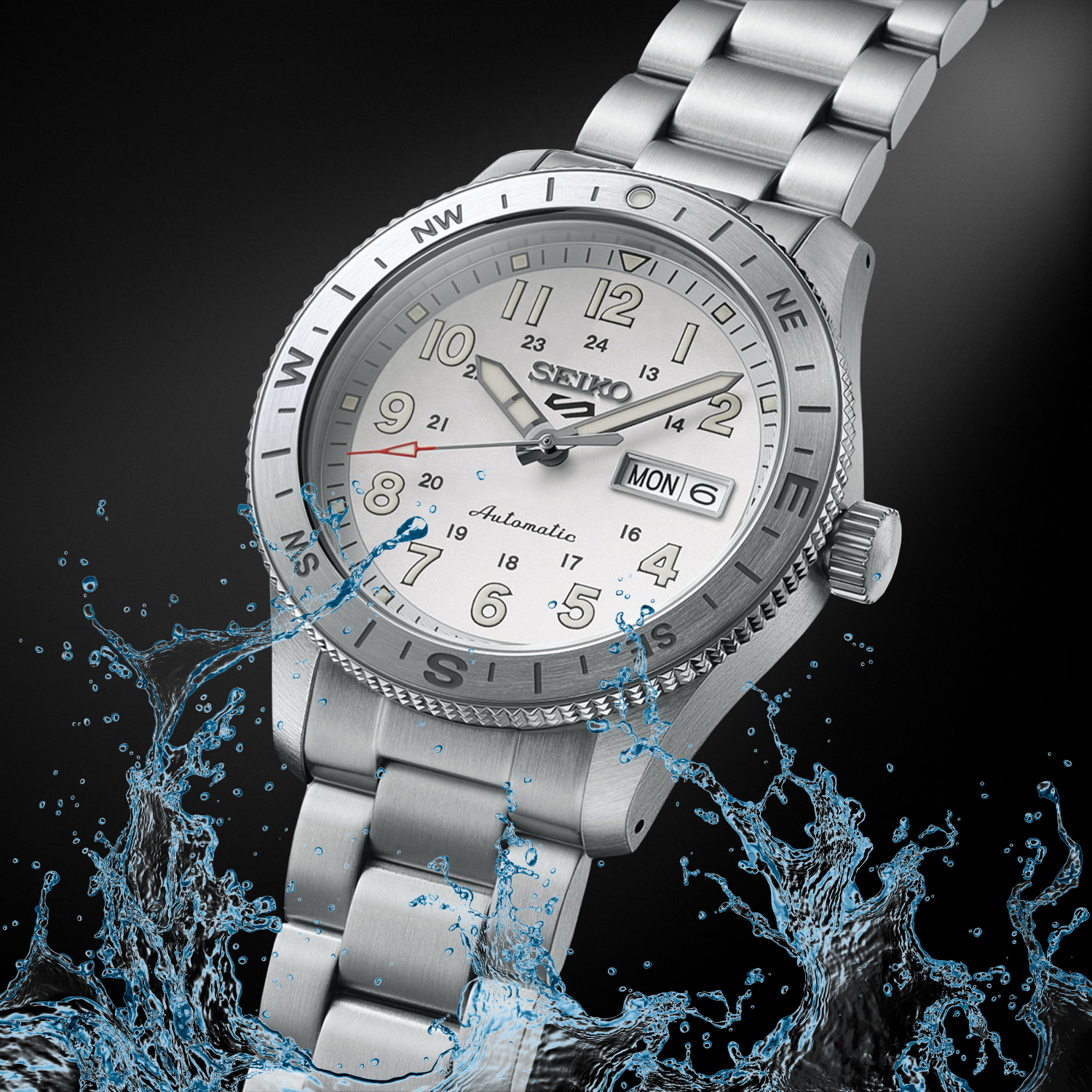 Wodoszczelny zegarek Seiko 5 Sports Automatic