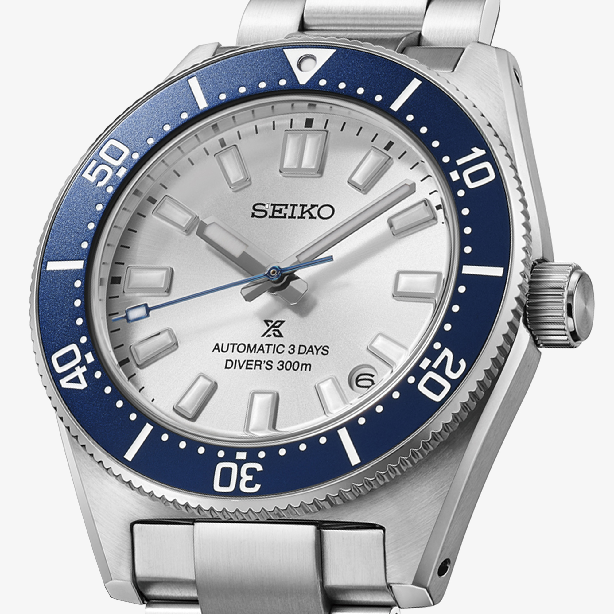 Zegarek Seiko Prospex HBC005J1 z niebieskim bezelem