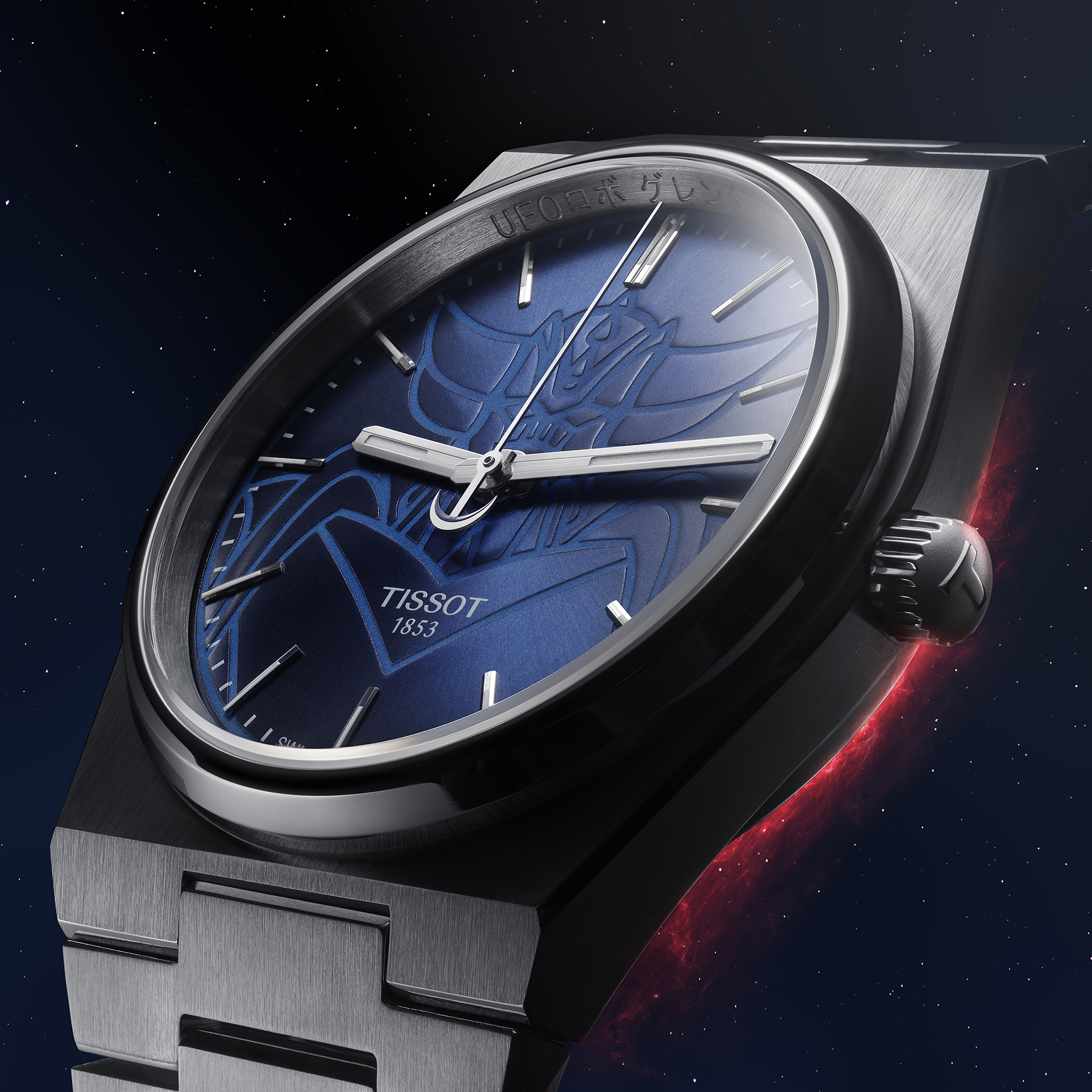 Zegarek Tissot PRX UFO Robot Grendizer T137.407.11.041.02 na bransolecie