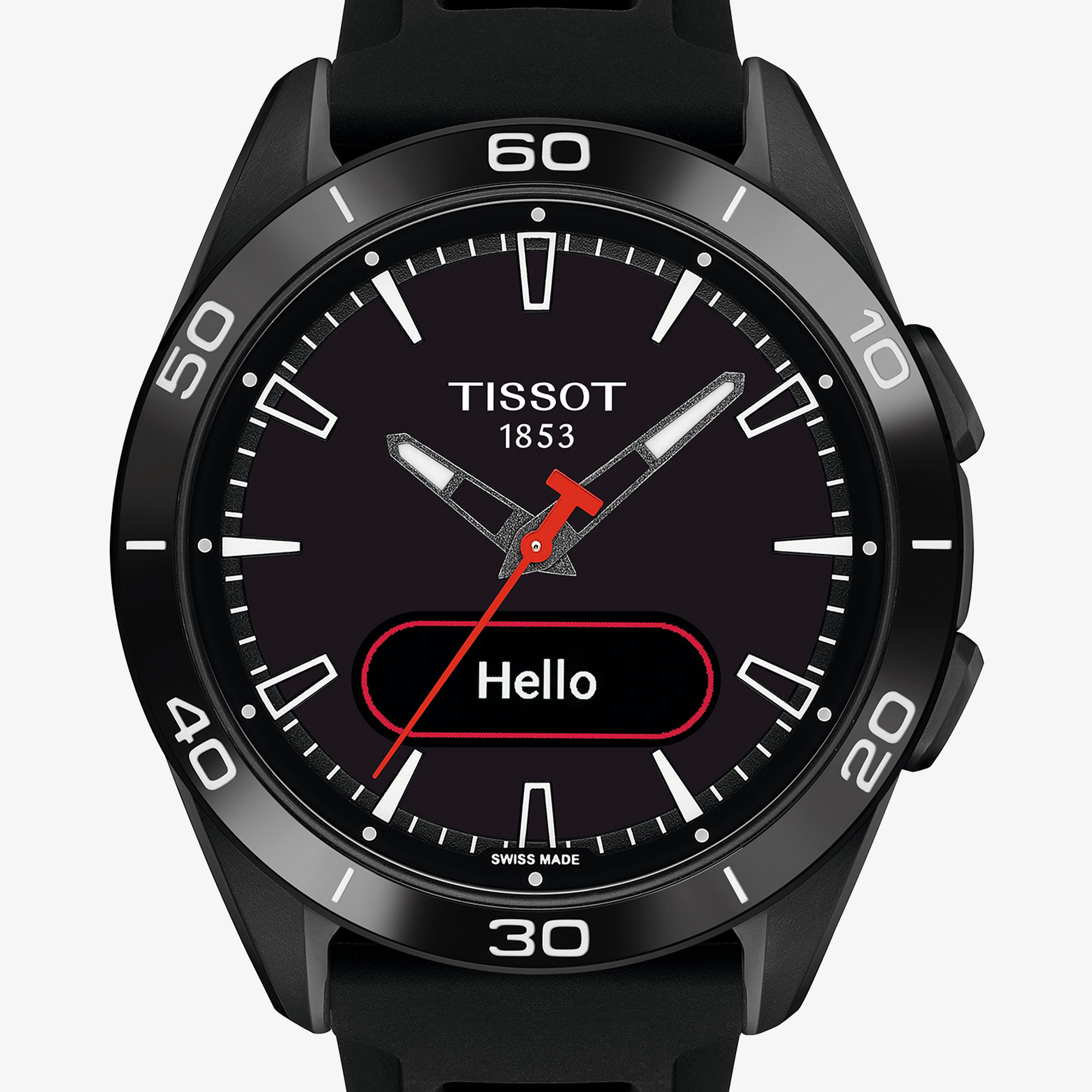 Zegarek Tissot T-Touch Connect Sport  T153.420.47.051.04  w czarnym kolorze 