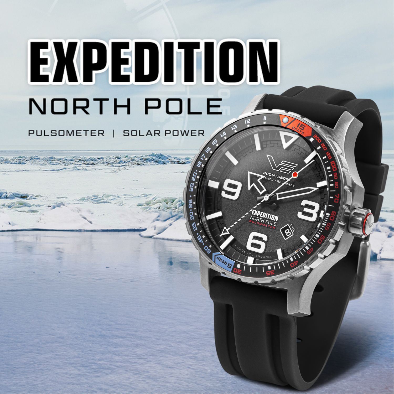 Zegarek Vostok Europe Expedition North Pole 1 Polar YN55-597A729SB