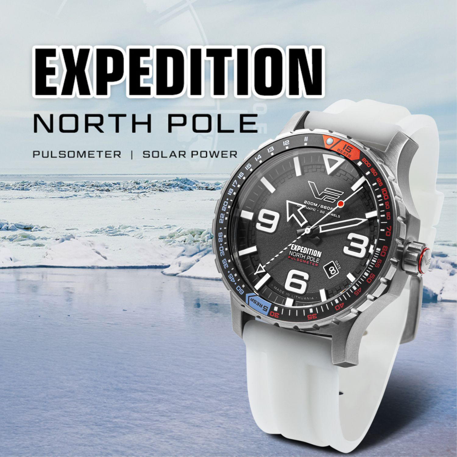 Zegarek Vostok Europe Expedition North Pole 1 Polar YN55-597A729SW