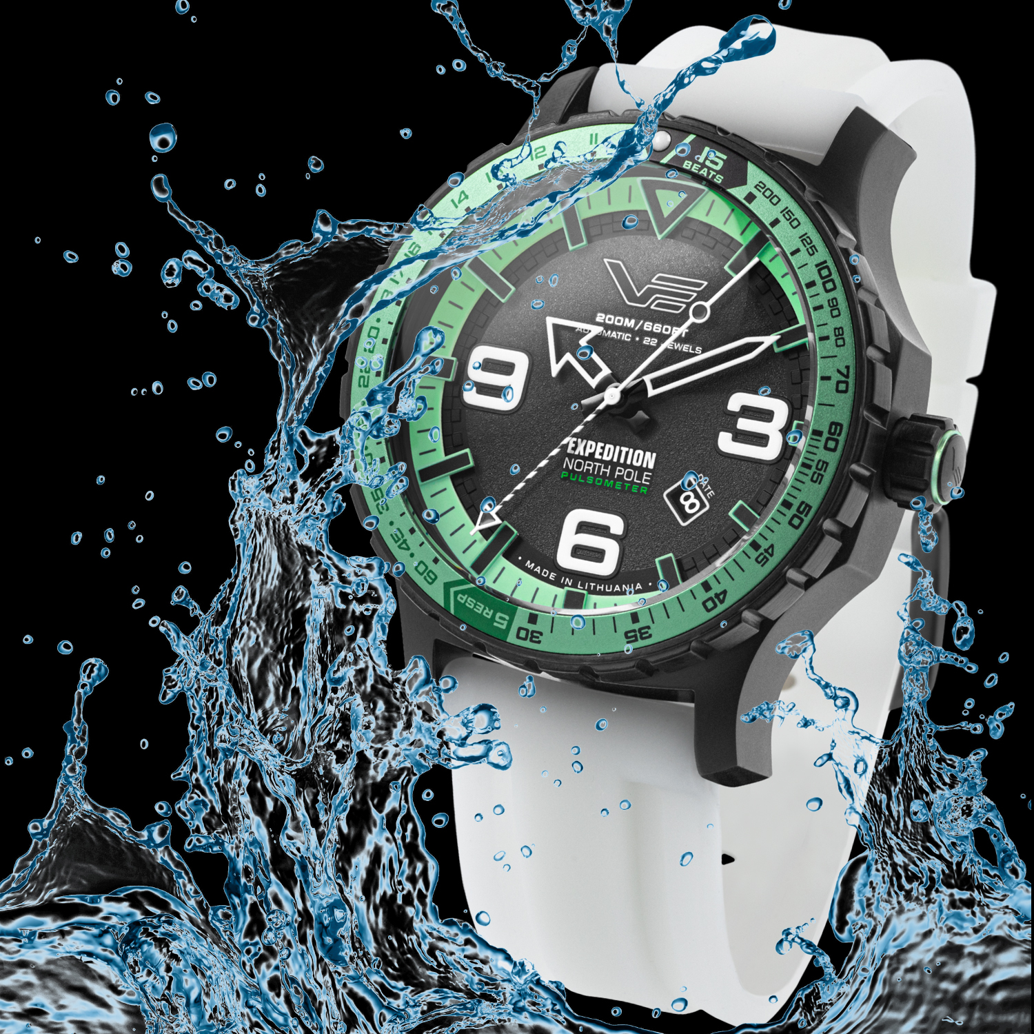 Wodoszczelność zegarka Vostok Europe Expedition North YN55-597C731SW 