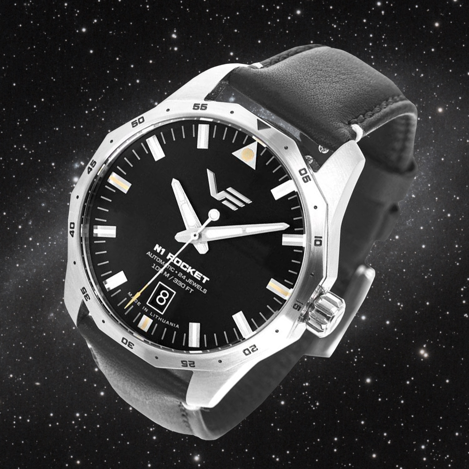  Zegarek Vostok Europe Rocket N-1 Automatic Black Compact NH35A-125A747 limitowana edycja