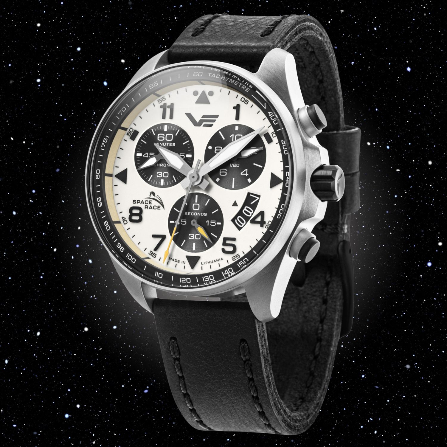 Zegarek Vostok Europe Space Race White Chrono 6S30-325A743