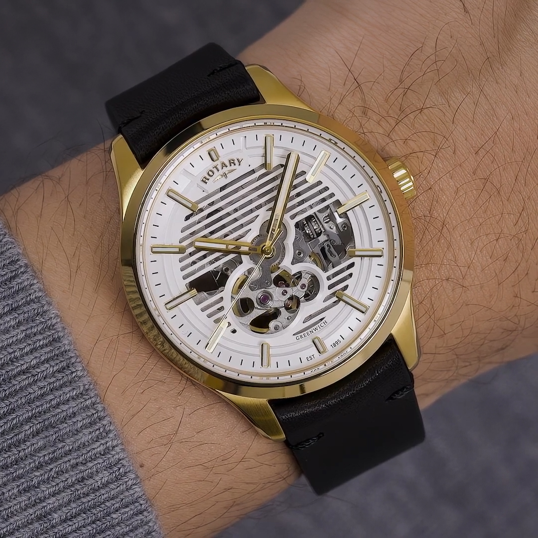 Złota koperta zegarka Rotary Greenwich GT1 RGS10080/01