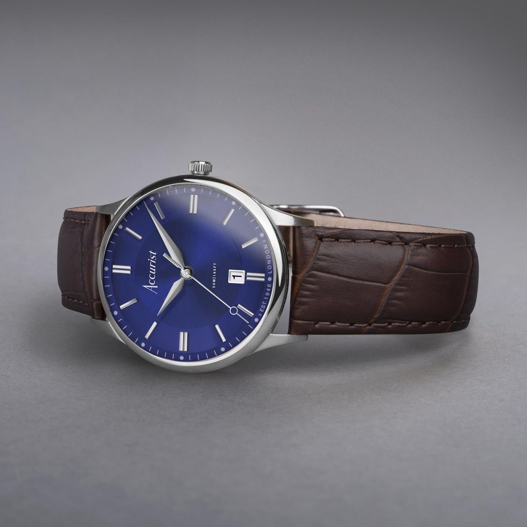 Accurist 73005 Classic 37mm - Windsor Blue - Zegarek.net