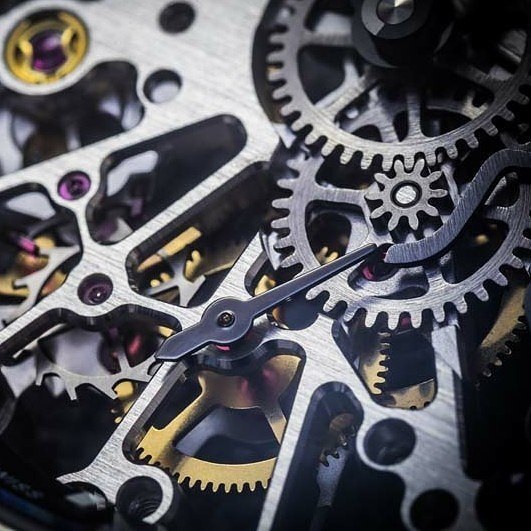 Szczegóły tarczy zegarka Aerowatch RENAISSANCE SKELETON FIR TREE 50981-AA12 