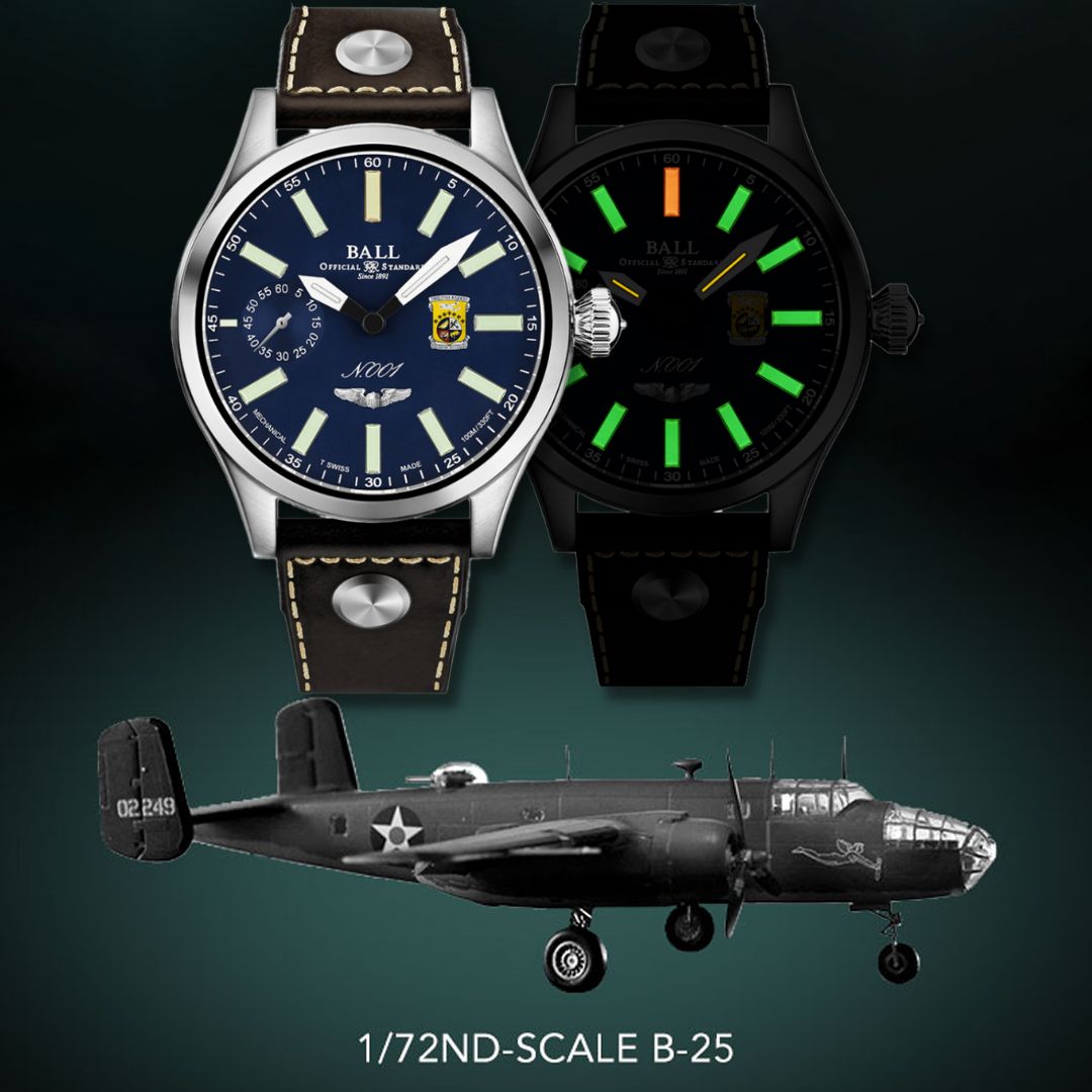 Zegarek Ball NM2638C-L1-BE Engineer Master II Doolittle Raiders