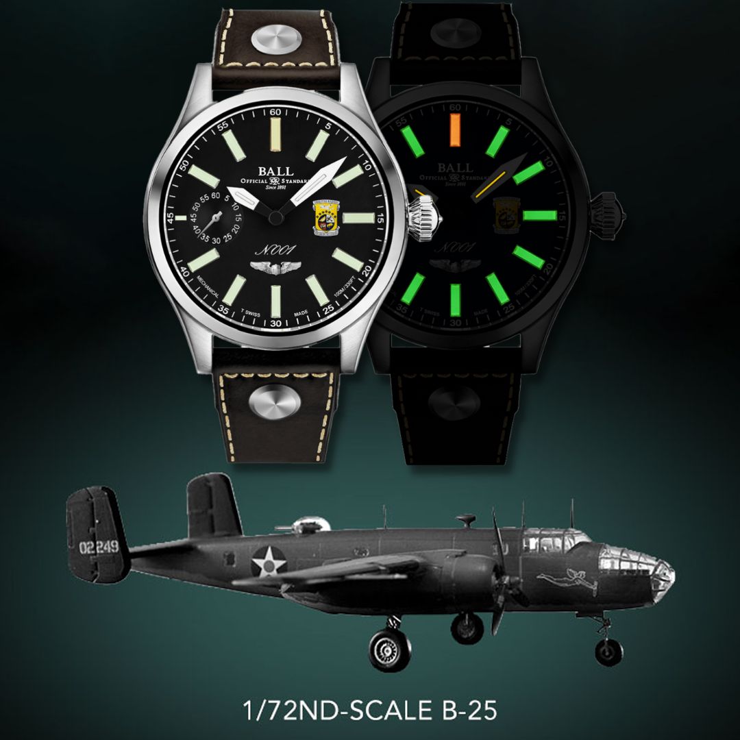 Zegarek Ball NM2638C-L1-BK Engineer Master II Doolittle Raiders
