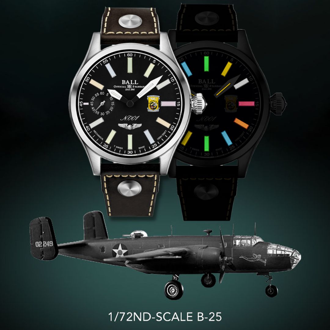 Zegarek Ball NM2638C-L1-BKR Engineer Master II Doolittle Raiders