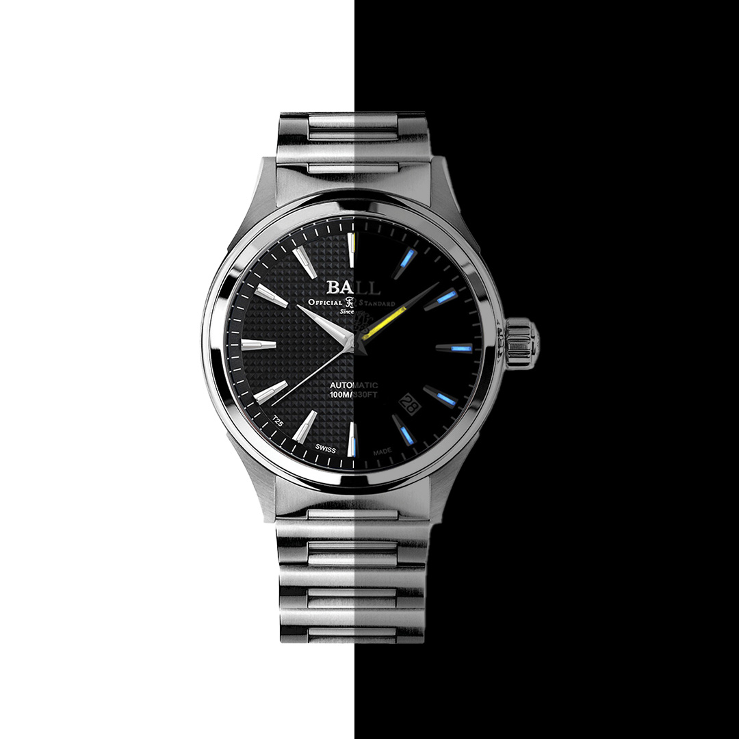 Zegarek męski Ball Fireman Victory Automatic NM2098C-S5J-BK podświetlenie