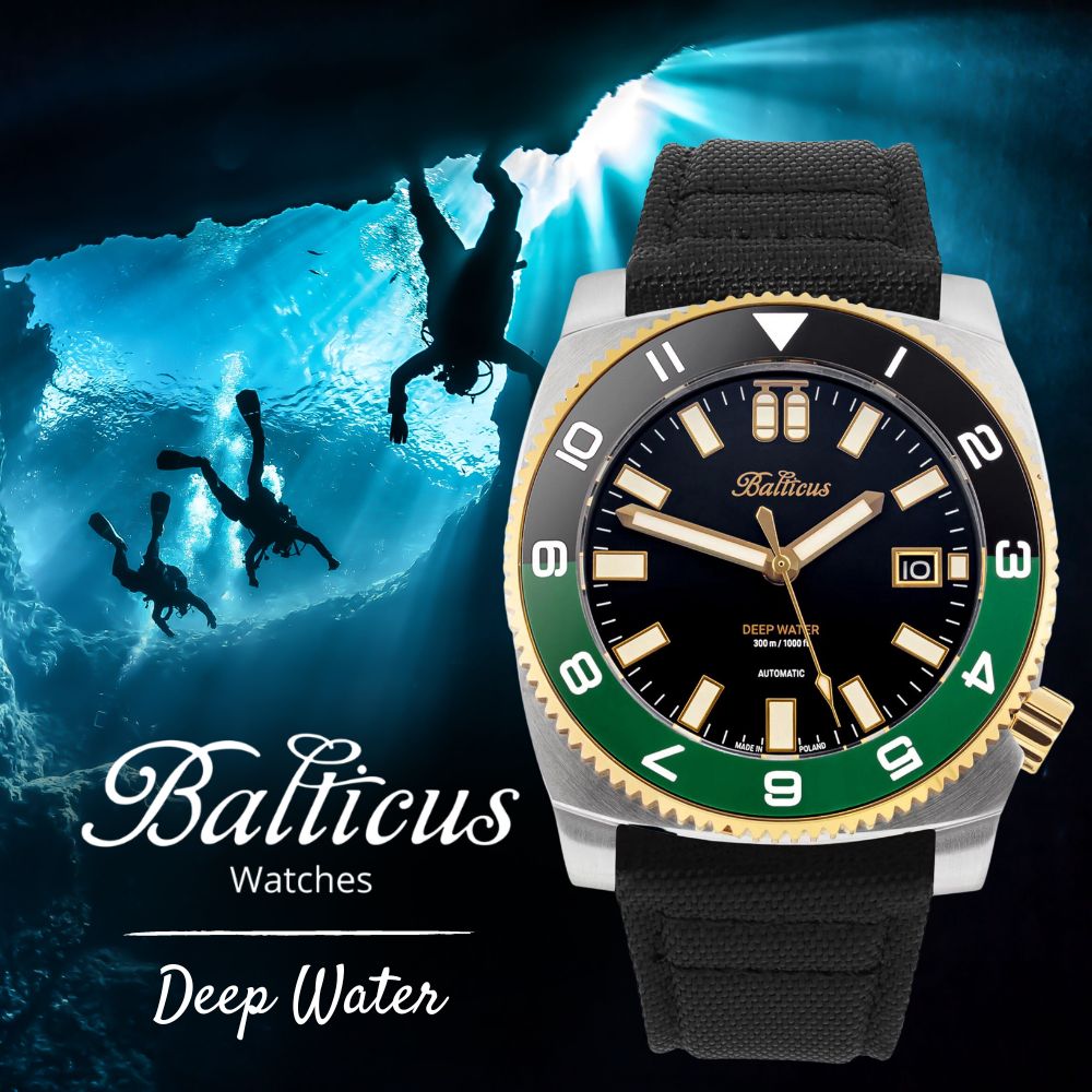 Zegarki Balticus Deep Water typu diver