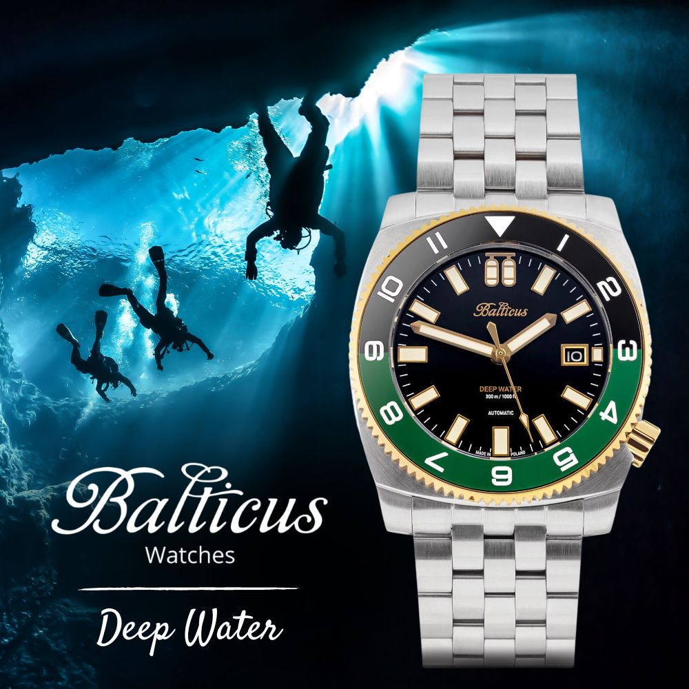 Zegarki Balticus Deep Water typu diver