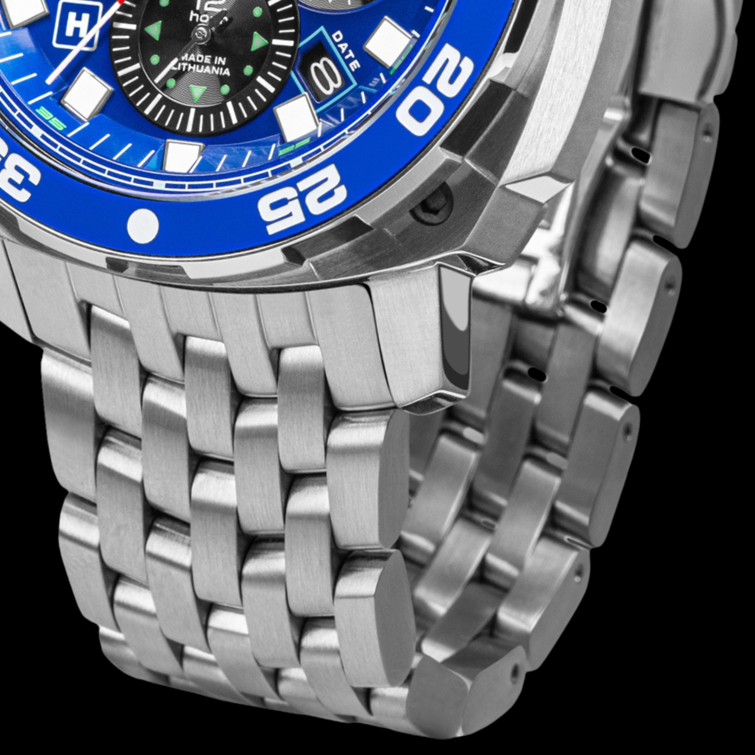 Stalowa bransoleta Vostok Europe Systema Periodiucm Hydrogen VK67-650A720B