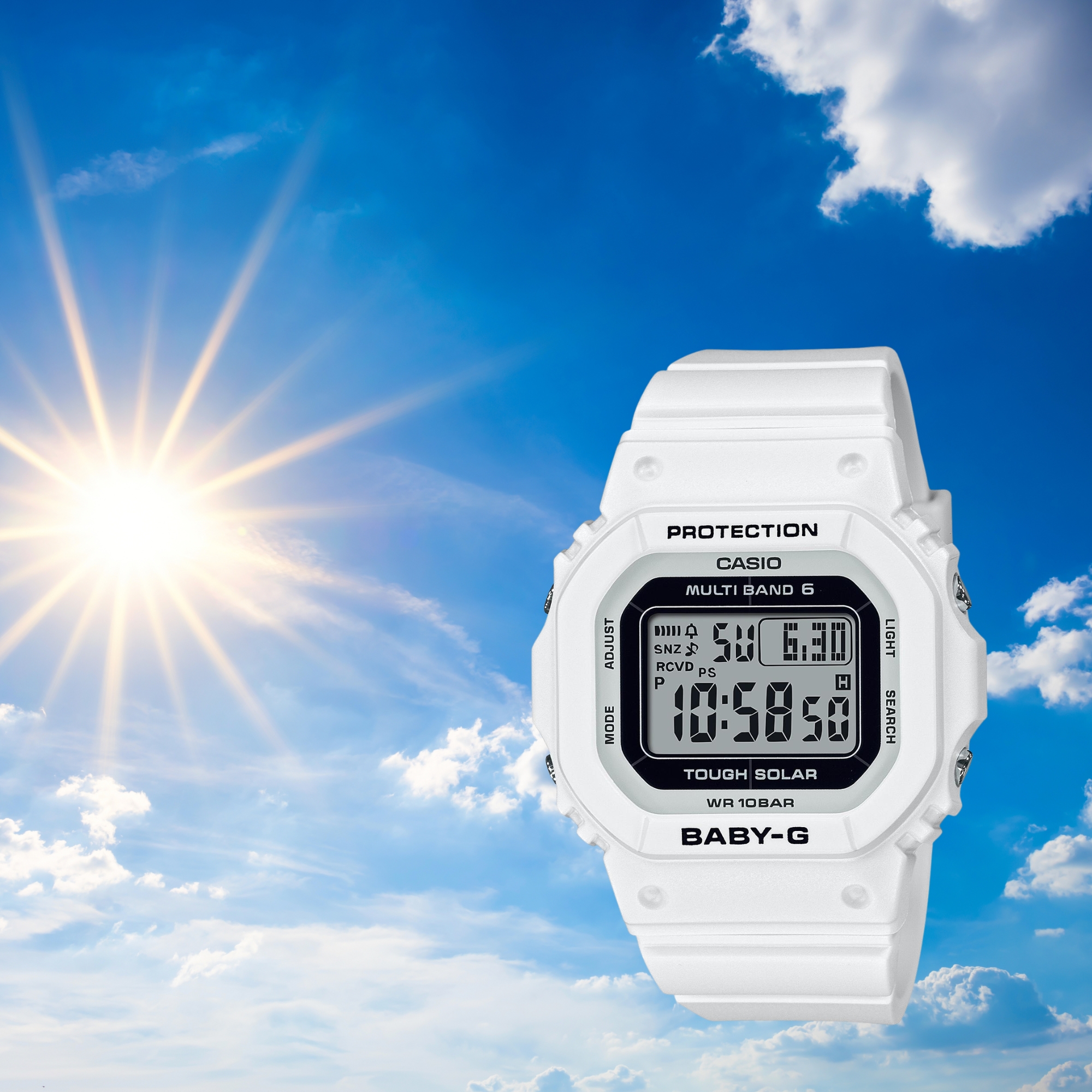 Zegarek z mechanizmem solarnym