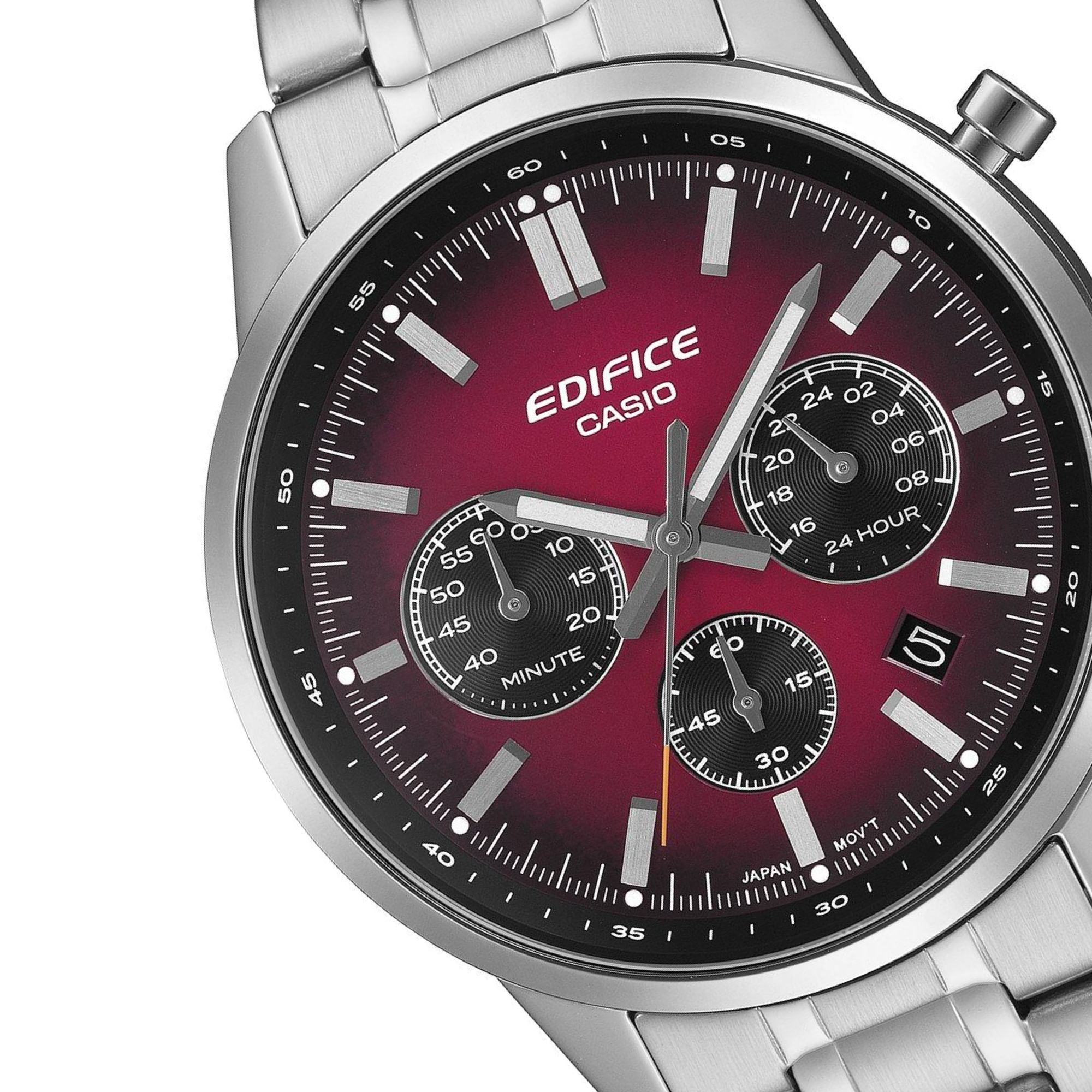 Zegarek z chronografem i funkcjami użytkowymi