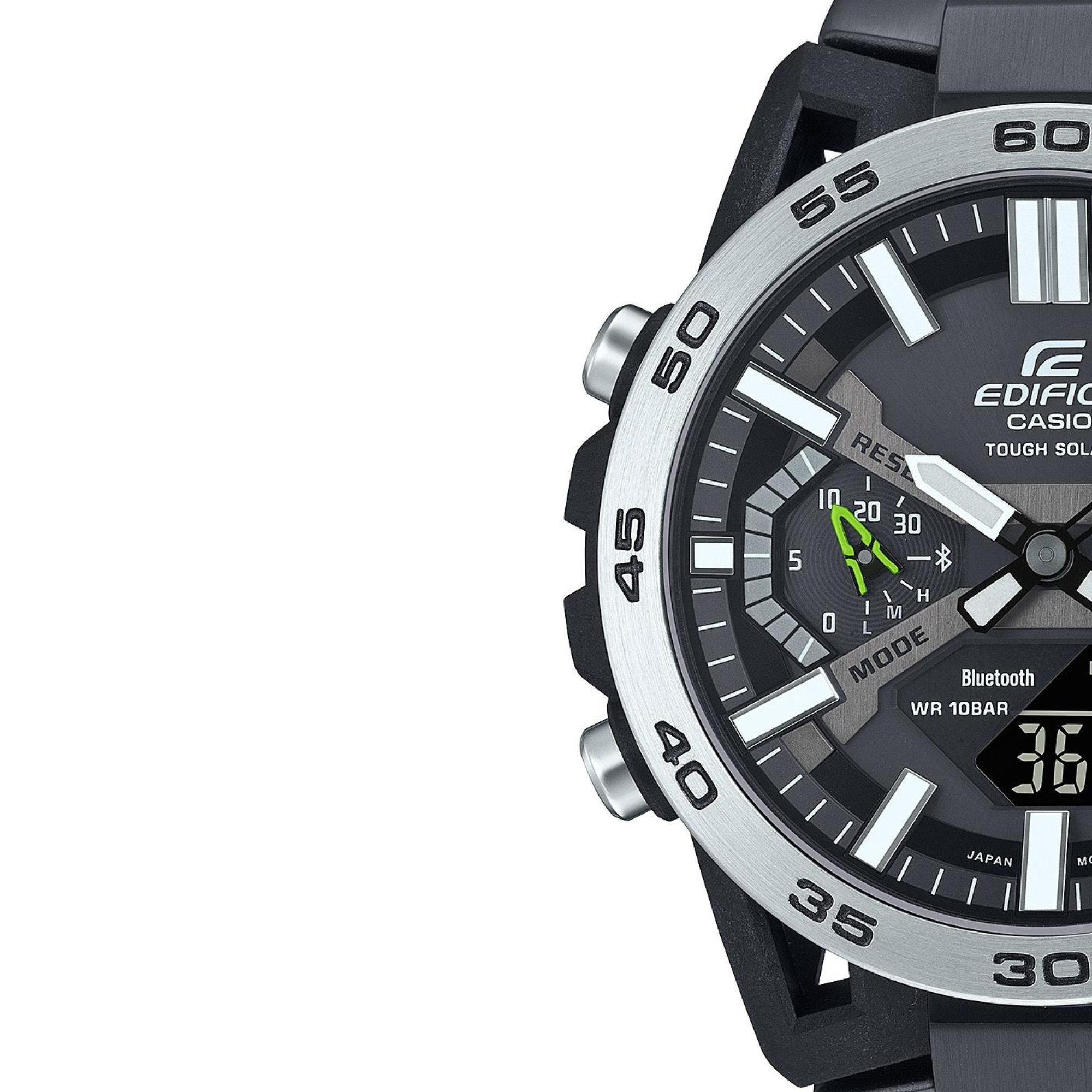Zegarek z możliwością łaczenia z aplikacją Casio Watches