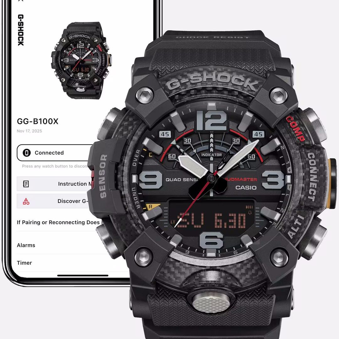 Zegarek z możliwością podłączenia do aplikacji Casio Watches