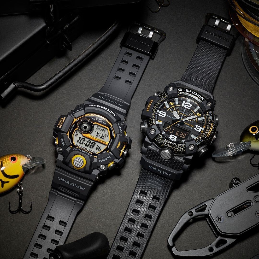 Dwa zegarki z serii G-SHOCK Casio RANGEMAN