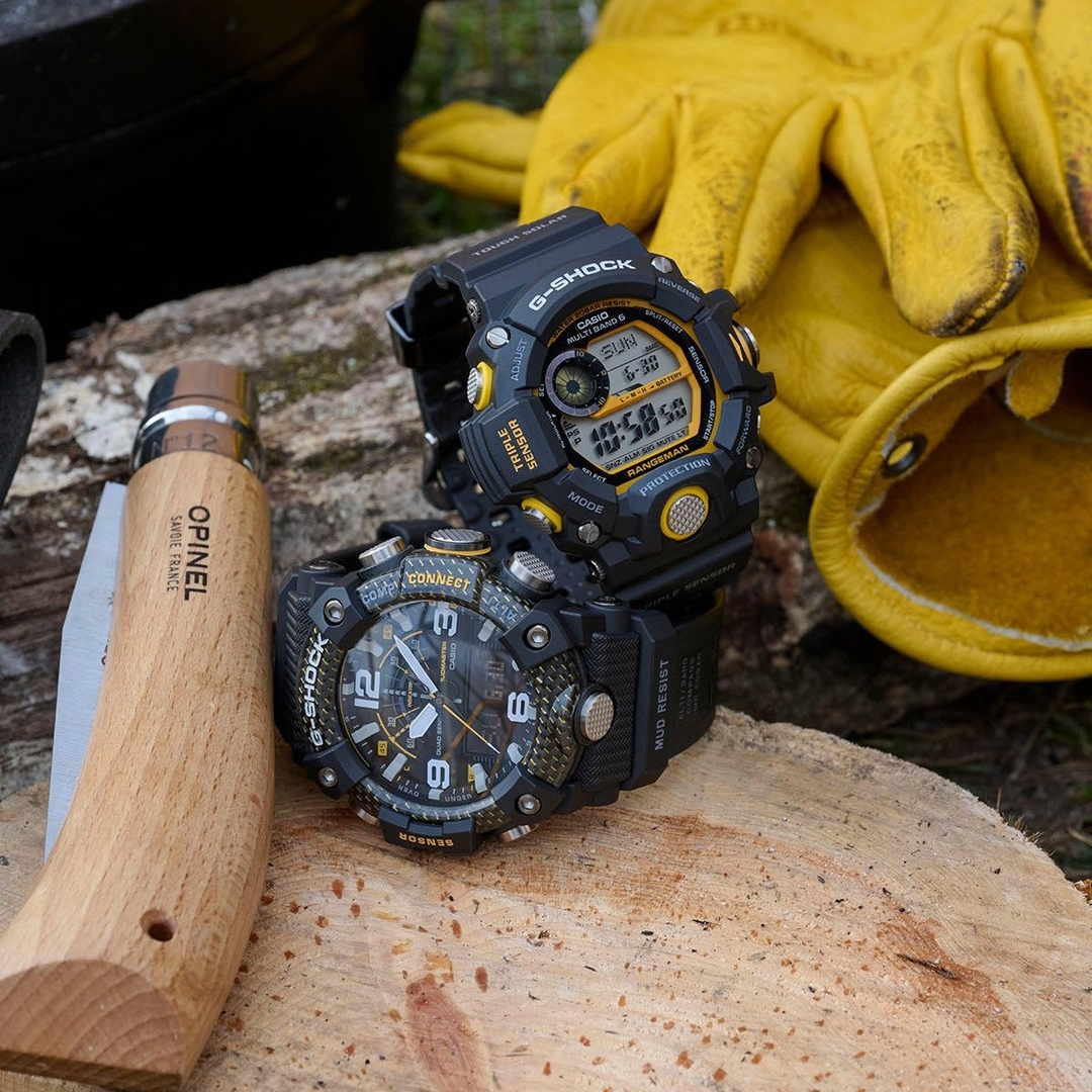 Dwa zegarki z serii  G-SHOCK Casio RANGEMAN