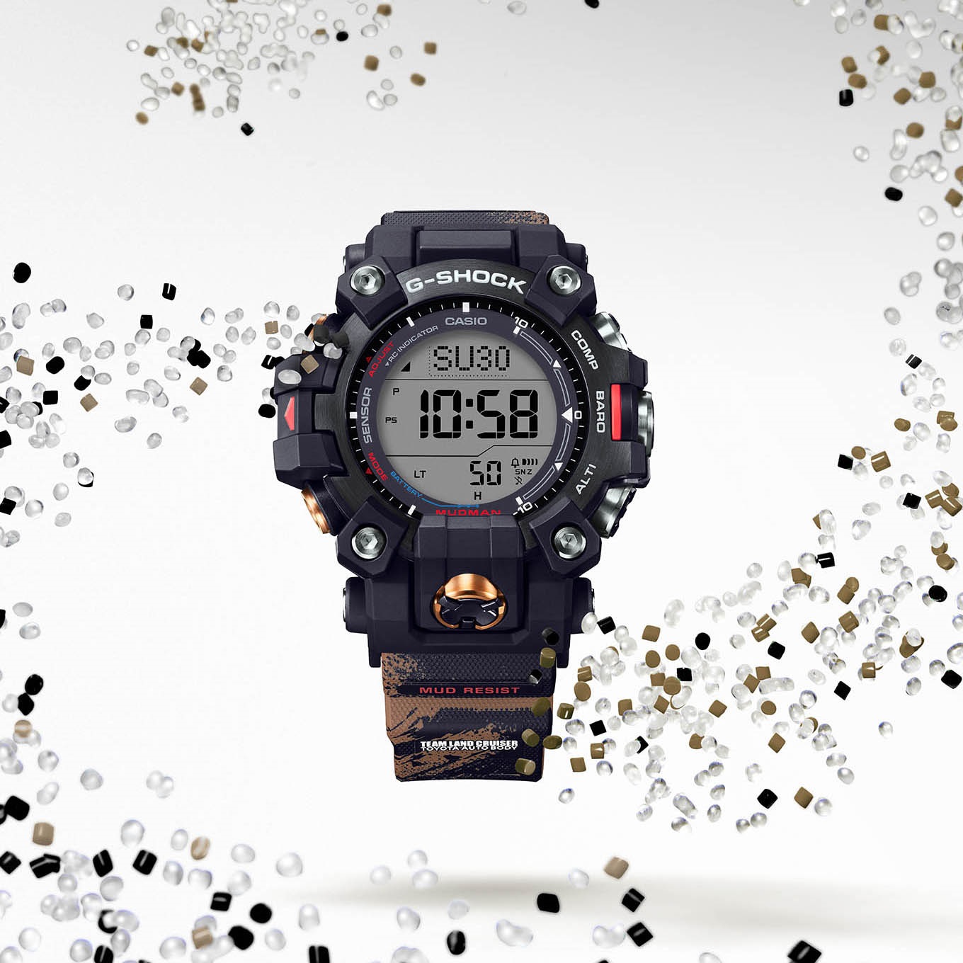 Zegarek GW-9500TLC-1ER Casio G-SHOCK x TEAM LAND CRUISER TOYOTA AUTO BODY