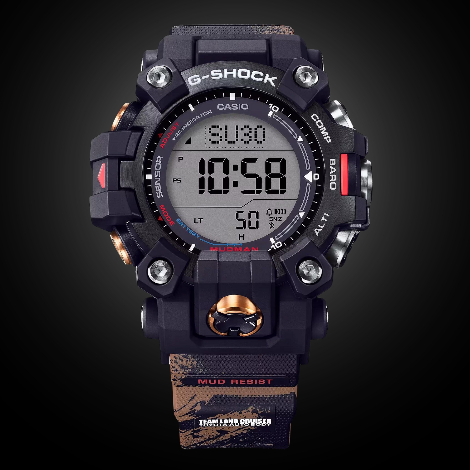 Zegarek GW-9500TLC-1ER Casio G-SHOCK x TEAM LAND CRUISER TOYOTA AUTO BODY