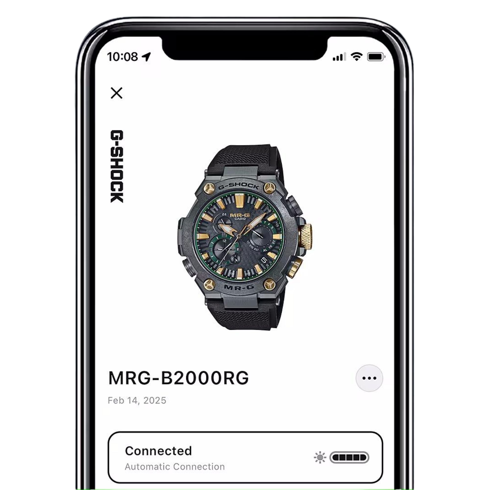 Zegarek z możliwością połączenia z aplikacją Casio Watches