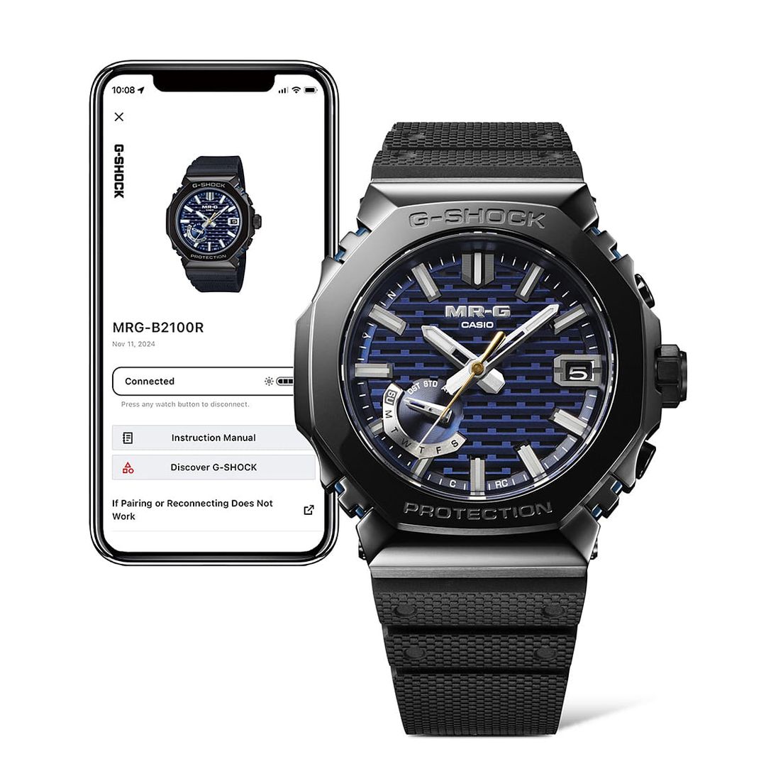 Zegarek z możliwością połączenia z aplikacją Casio Watches