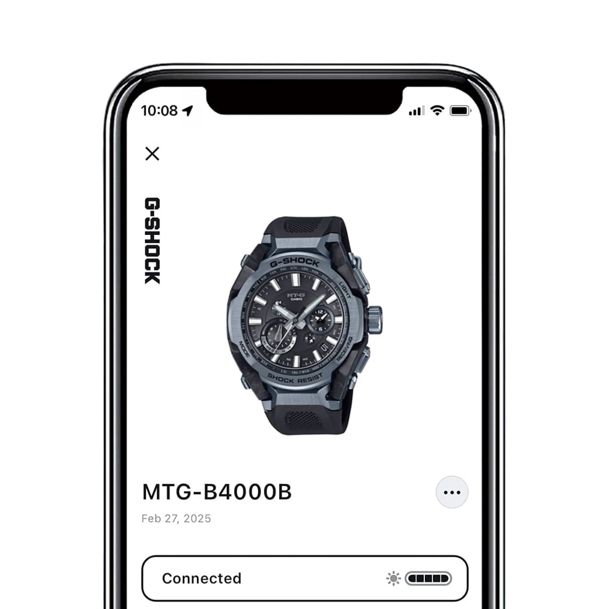 Zegarek z możliwością połączenia z aplikacją Casio Watches
