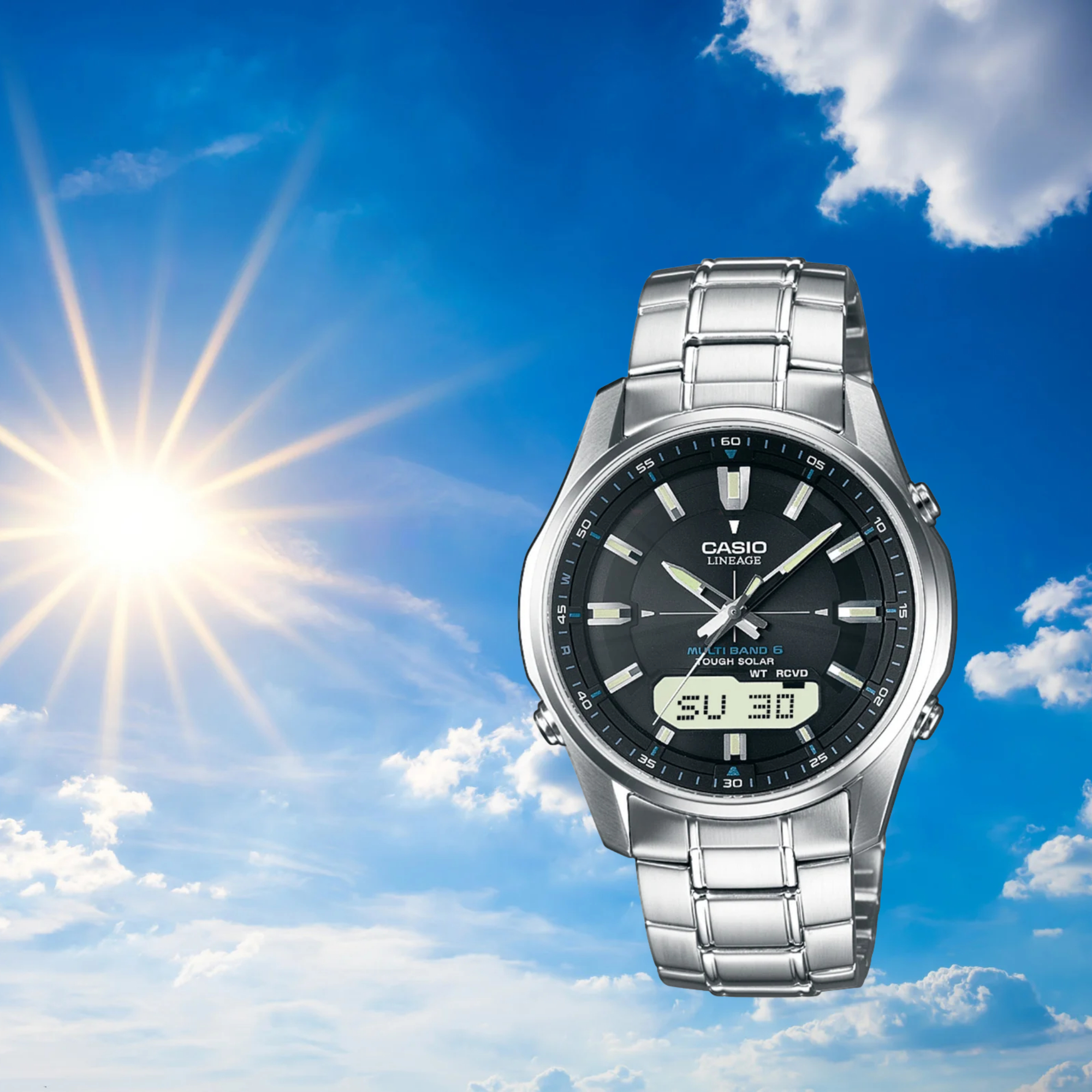 Zegarek z mechanizmem solarnym Casio 5161