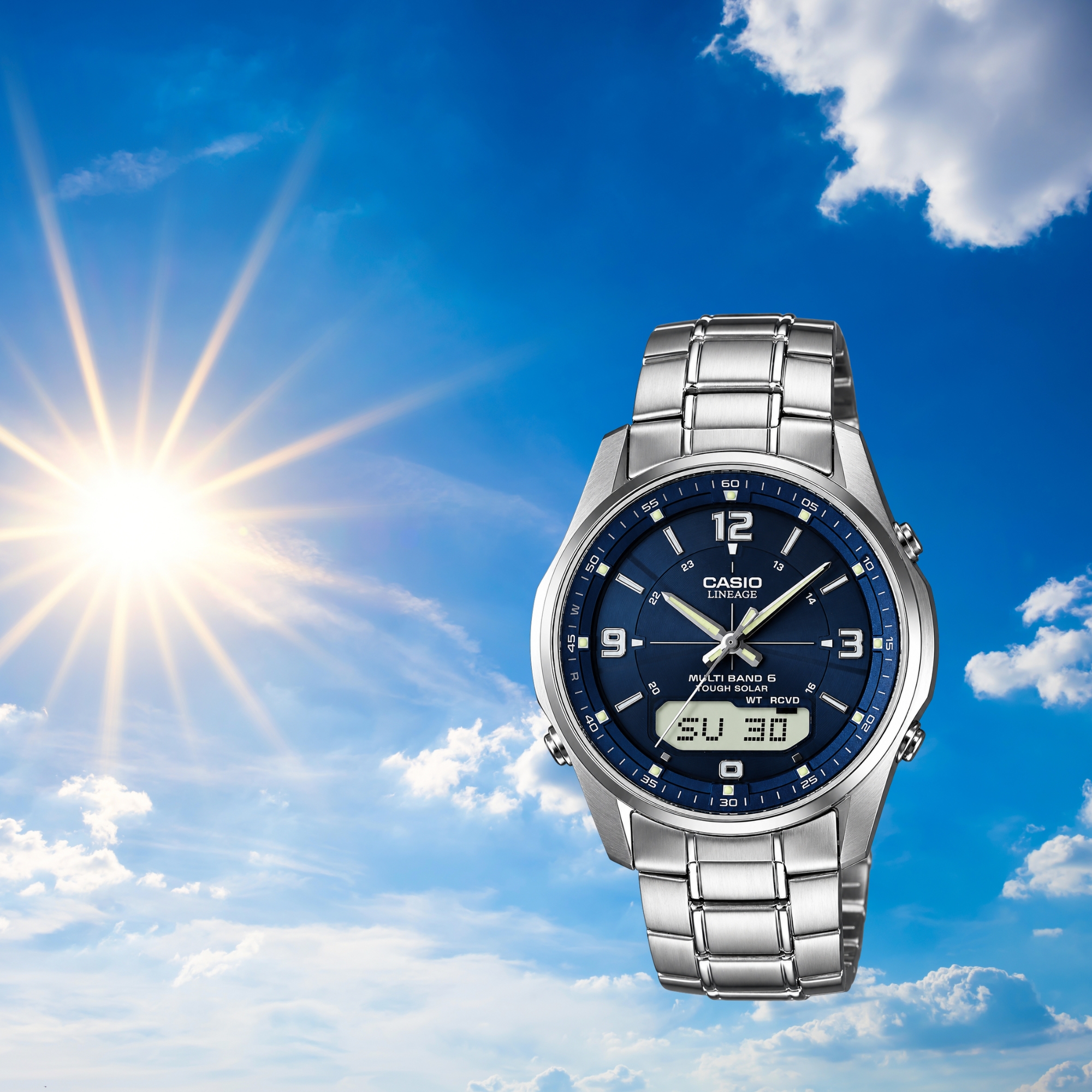 Zegarek z mechanizmem solarnym Casio 5161
